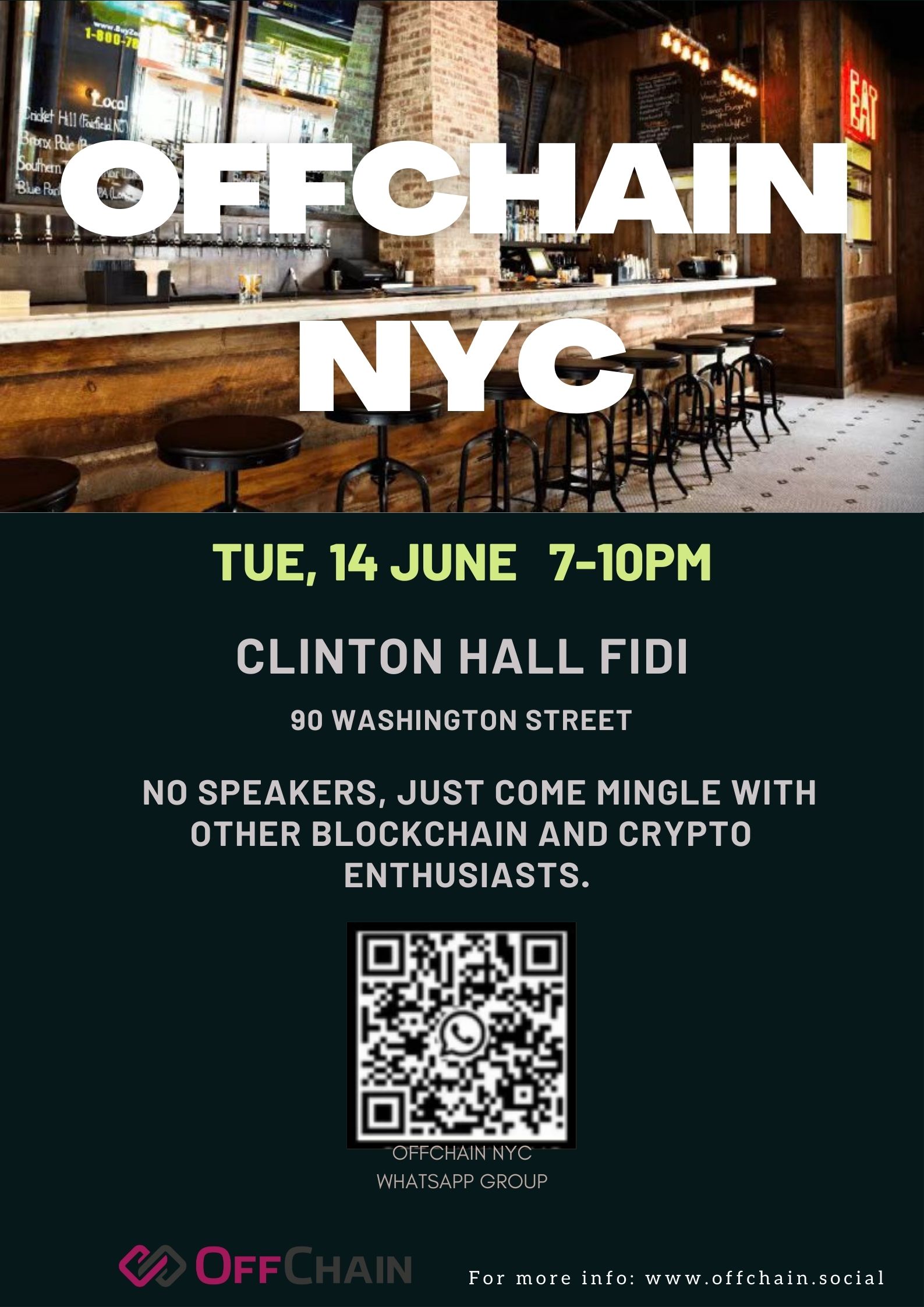 June 14, 2022 / NYC / Clinton Hall Fidi - OffChain Community